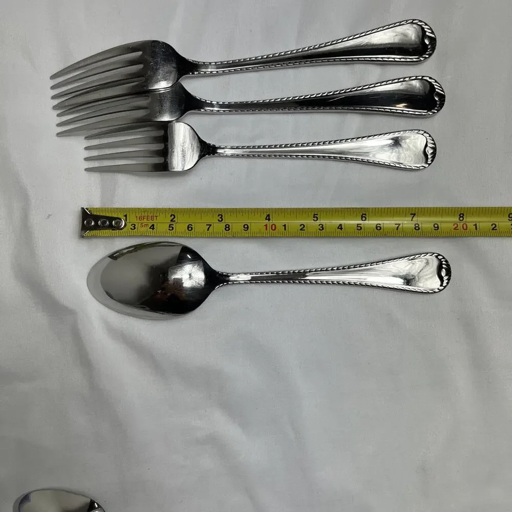 Mikasa Cameo Flatware Vietnam 18/10 Stainless Steal Set of 5 pieces